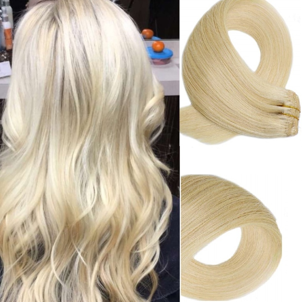 18" Human Hair Clip in Extensions 70 Grams #60 - Picture 1 of 2